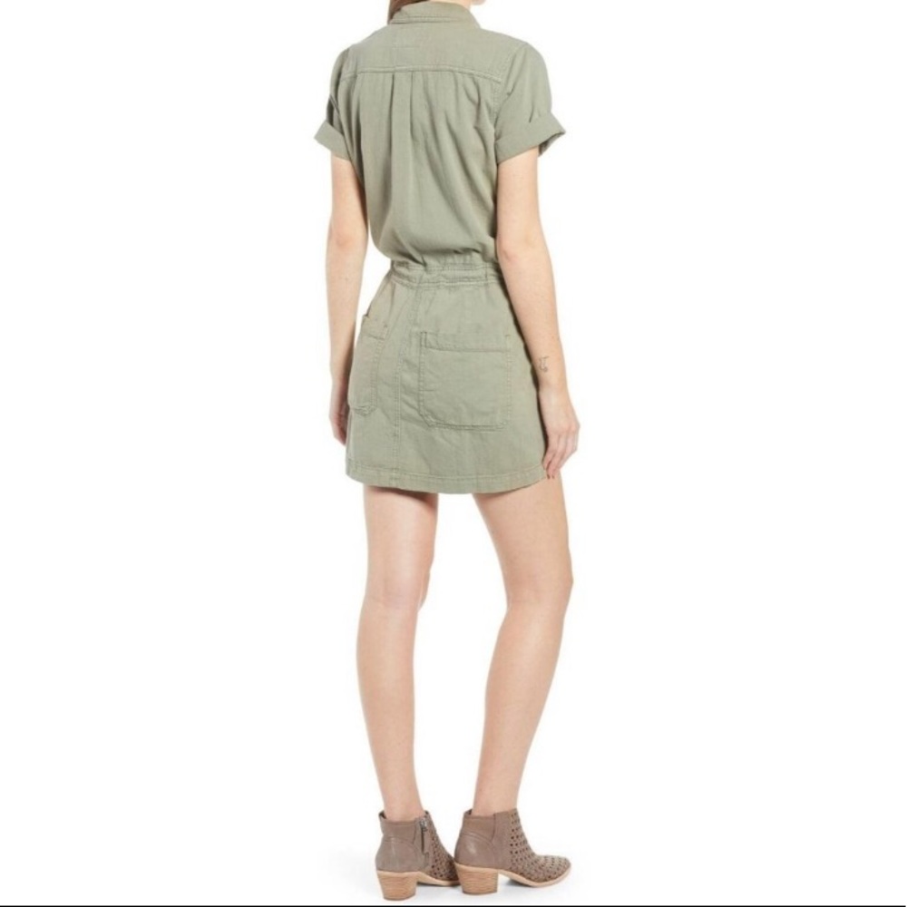 *LIKE NEW* Green Cargo style Lucky Brand Dress - Picture 4 of 6